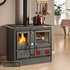 La Nordica Termorosa XXL Schwarz DSA Wasserführender Küchenofen