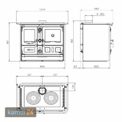 La Nordica Termorosa XXL Schwarz DSA Wasserführender Küchenofen -Angebote Kamdi24 Store la nordica termorosa xxl schwarz dsa wasserfuehrender kuechenofen 5114 m 3