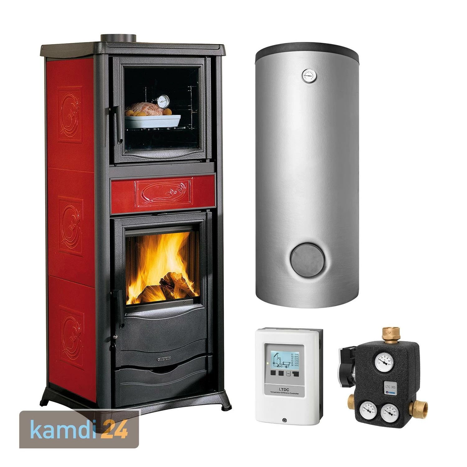 La Nordica Termorossella Plus DSA Forno 4.0 Wasserführender Kaminofen Liberty Bordeaux Komplett-Set Pufferspeicher TPSM 825 3 La Nordica Termorossella Plus DSA Forno 4.0 Wasserführender Kaminofen Liberty Bordeaux Komplett-Set Pufferspeicher TPSM 825