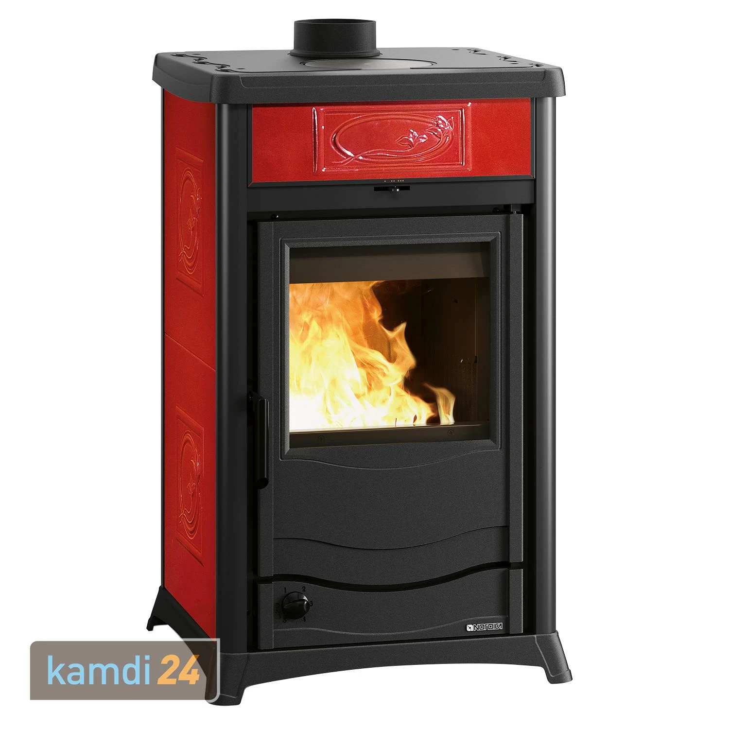 La Nordica Termorossella Plus EVO DSA 4.0 Wasserführender Kaminofen Liberty Bordeaux Komplett-Set Hygienespeicher SH 750 4 La Nordica Termorossella Plus EVO DSA 4.0 Wasserführender Kaminofen Liberty Bordeaux Komplett-Set Hygienespeicher SH 750 – Bild 2