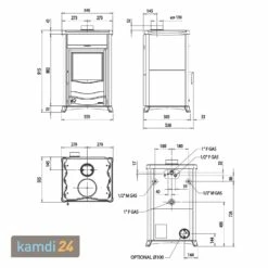 La Nordica Termorossella Plus EVO DSA 4.0 Wasserführender Kaminofen Speckstein -Angebote Kamdi24 Store la nordica termorossella plus evo dsa 40 wasserfuehrender kaminofen speckstein 21968 m 5