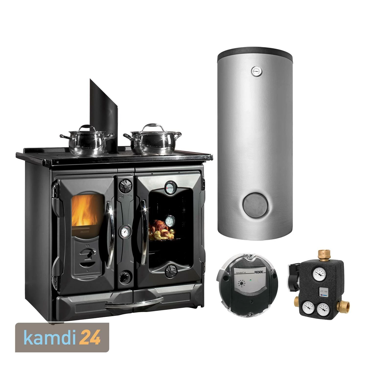 La Nordica Termosuprema Compact DSA Wasserführender Küchenofen Spar-Set Hygienespeicher SH 750 3 La Nordica Termosuprema Compact DSA Wasserführender Küchenofen Spar-Set Hygienespeicher SH 750