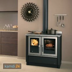 La Nordica Venezia Küchenofen Schwarz