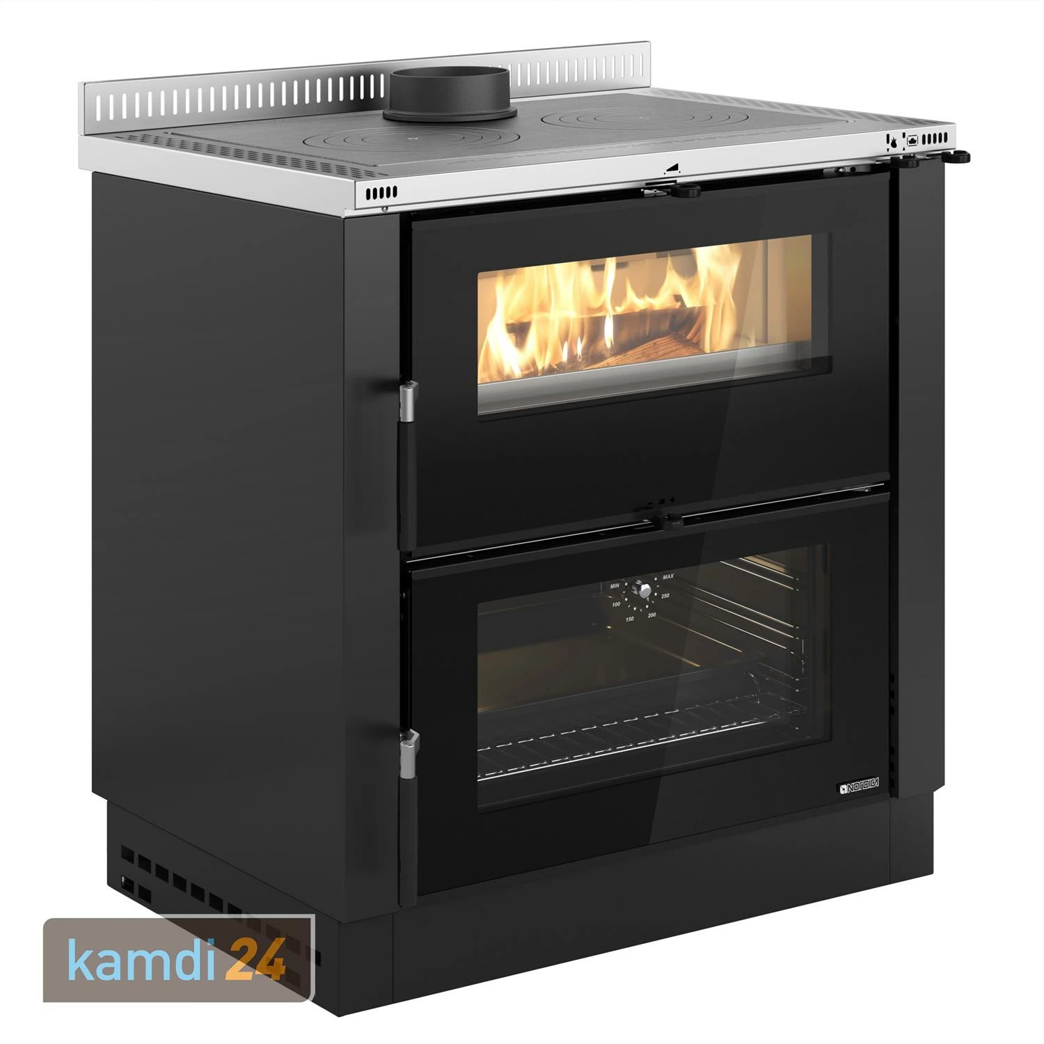 La Nordica Verona XXL Küchenofen Anthrazit 4 La Nordica Verona XXL Küchenofen Anthrazit – Bild 2