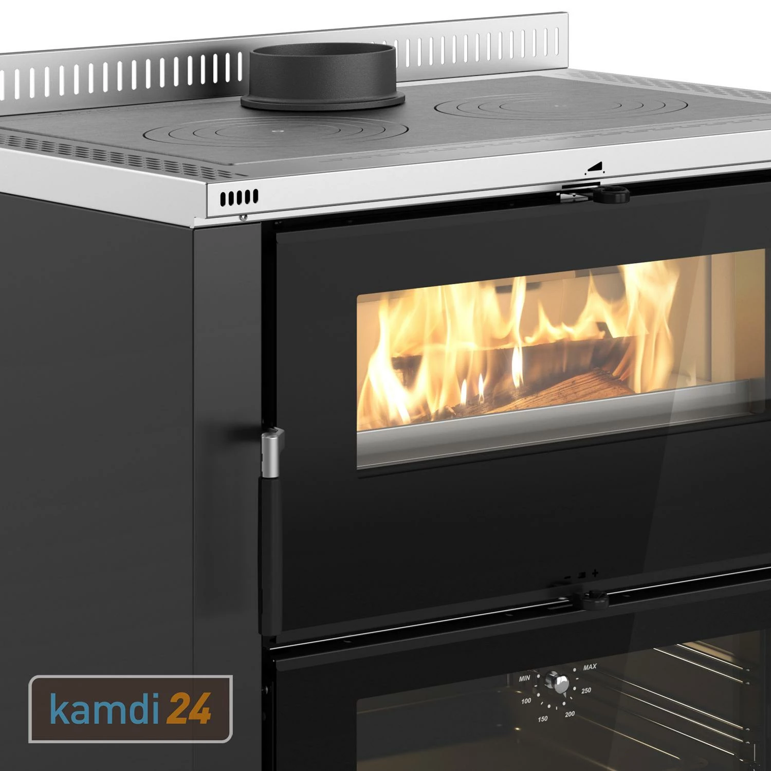 La Nordica Verona XXL Küchenofen Anthrazit 6 La Nordica Verona XXL Küchenofen Anthrazit – Bild 4