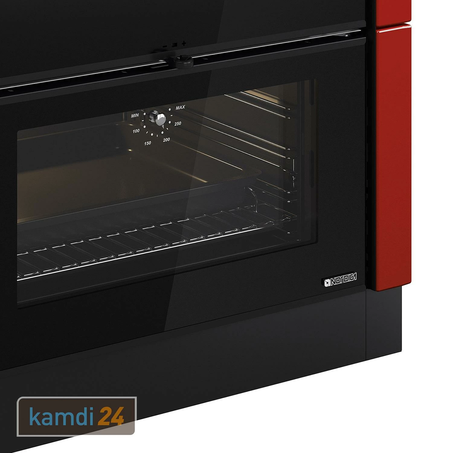 La Nordica Verona XXL Majolika Küchenofen Bordeaux 6 La Nordica Verona XXL Majolika Küchenofen Bordeaux – Bild 4