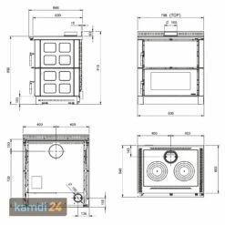 La Nordica Verona XXL Majolika Küchenofen Weiß Infinity -Angebote Kamdi24 Store la nordica verona xxl majolika kuechenofen weiss inifinity 21281 m 6