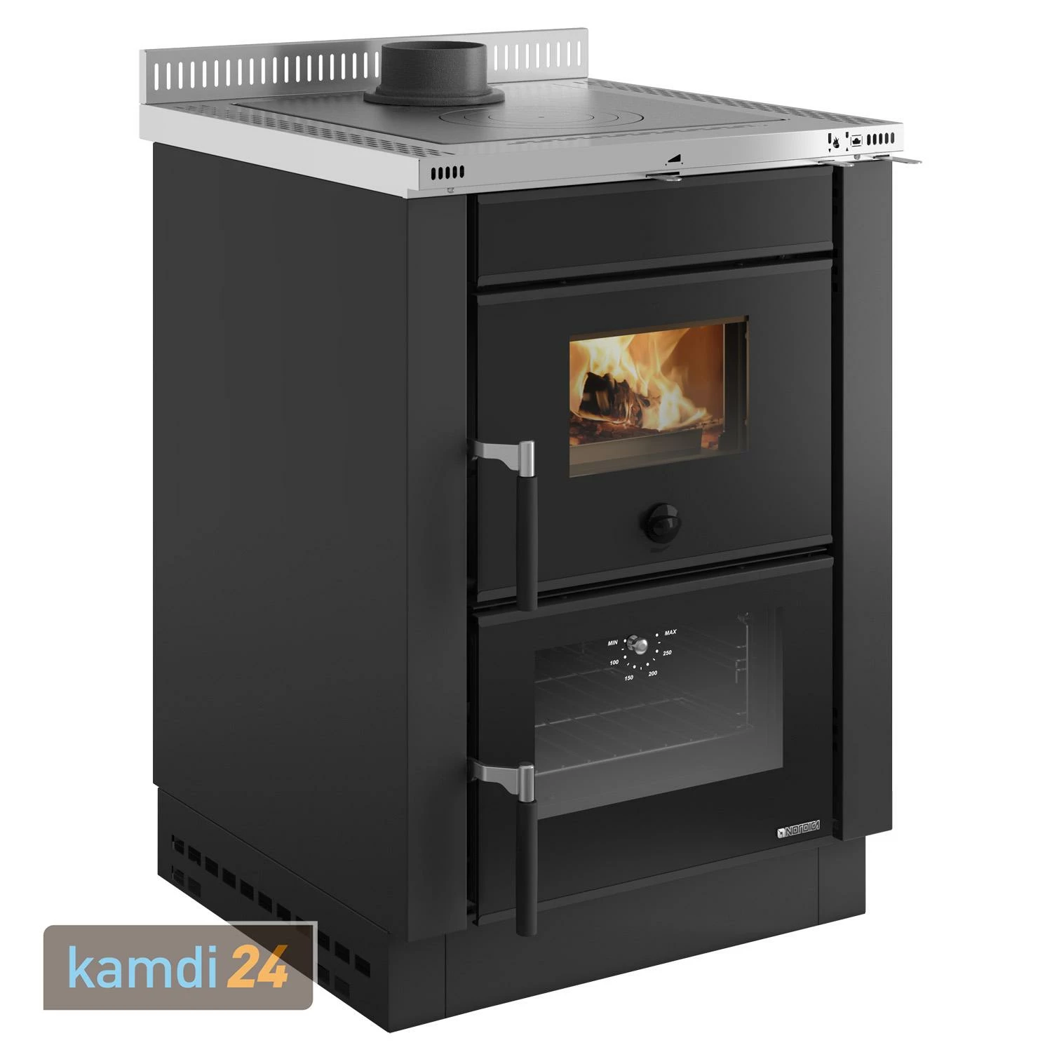 La Nordica Vicenza EVO Küchenofen Nero-Antracite 4 La Nordica Vicenza EVO Küchenofen Nero-Antracite – Bild 2