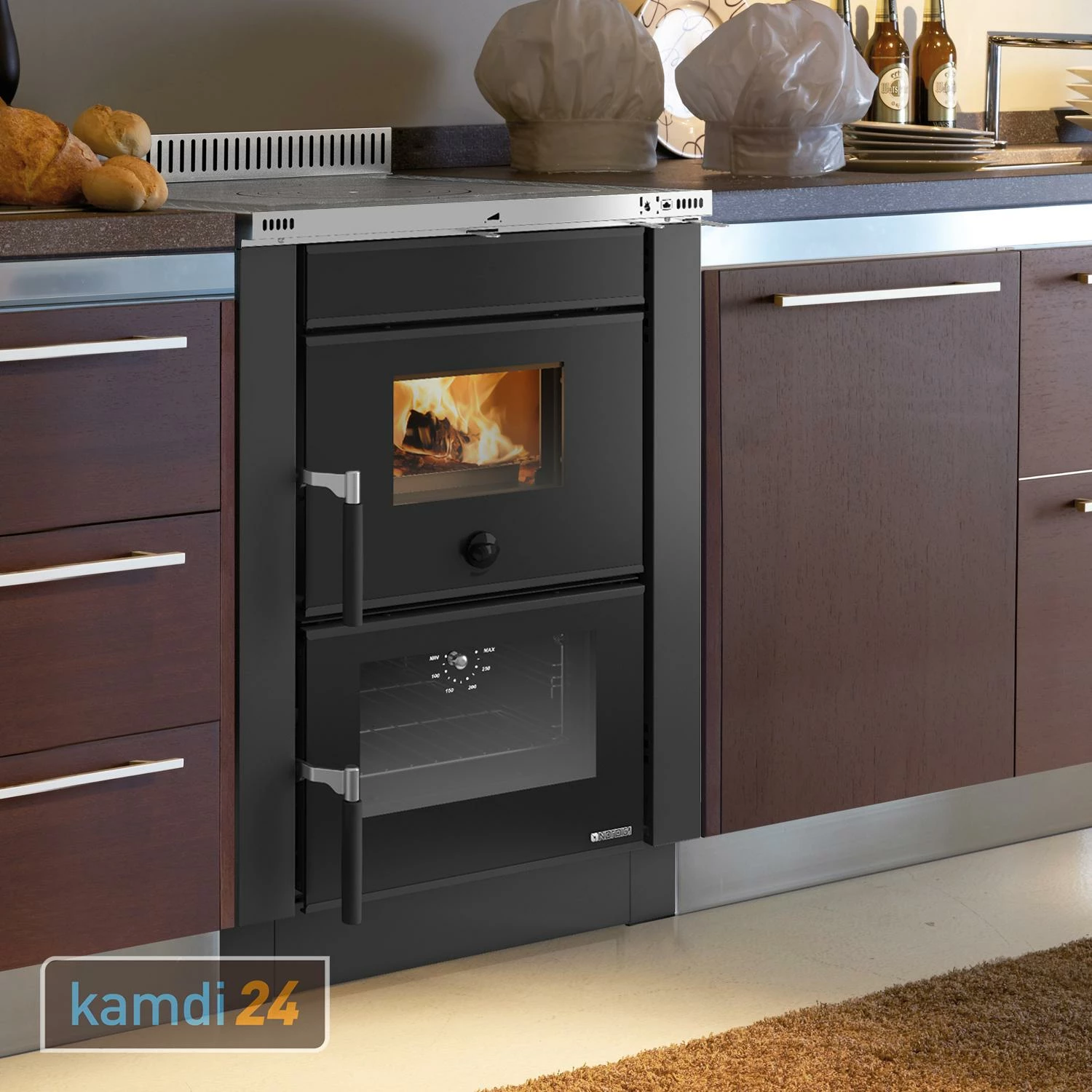 La Nordica Vicenza EVO Küchenofen Nero-Antracite 3 La Nordica Vicenza EVO Küchenofen Nero-Antracite