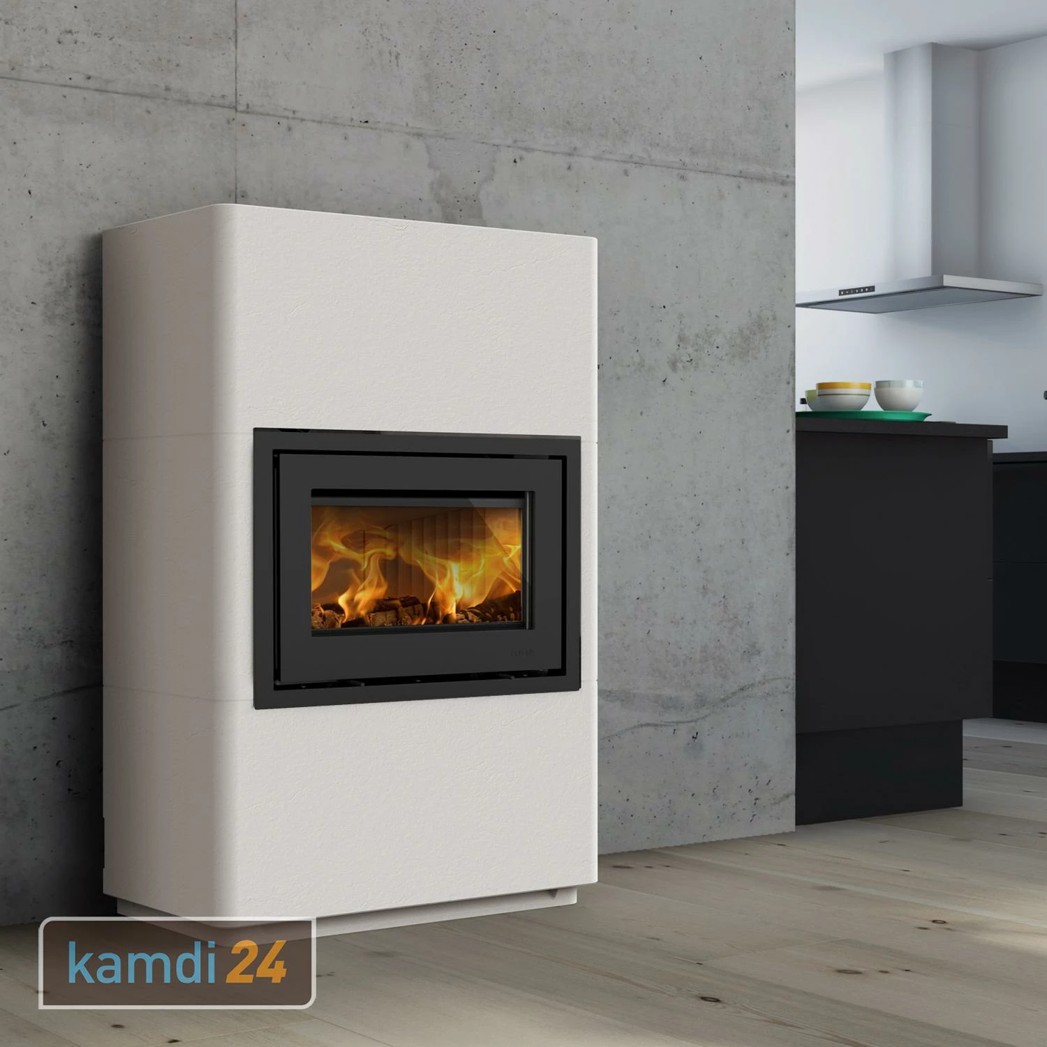 Lotus Beto 470 Kaminofen Tür Grau, Topplatte Grau, RRA Hinten 3 Lotus Beto 470 Kaminofen Tür Grau, Topplatte Grau, RRA Hinten