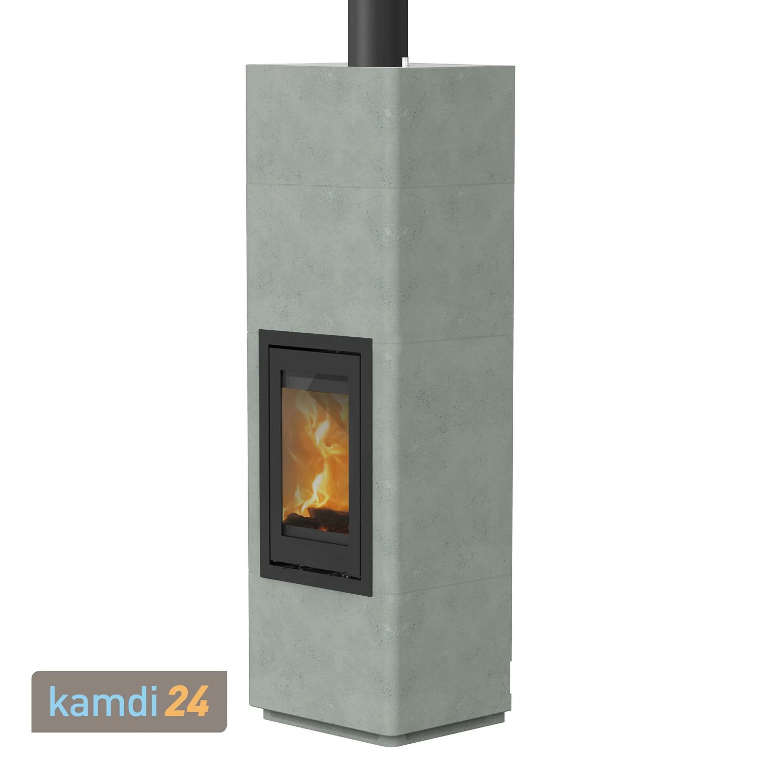 Lotus Beto 700 Plus Kaminofen Tür Grau, Topplatte Grau, Rauchabgang Oben 4 Lotus Beto 700 Plus Kaminofen Tür Grau, Topplatte Grau, Rauchabgang Oben – Bild 2