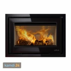 Lotus H370 Petite Kamineinsatz Black Magic / Scharniere Rechts