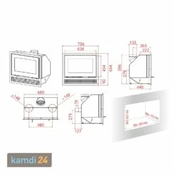 Lotus H470 Air Kamineinsatz Grau / Scharniere Links -Angebote Kamdi24 Store lotus h470 air kamineinsatz grau scharniere linksoffline 10178 m 5