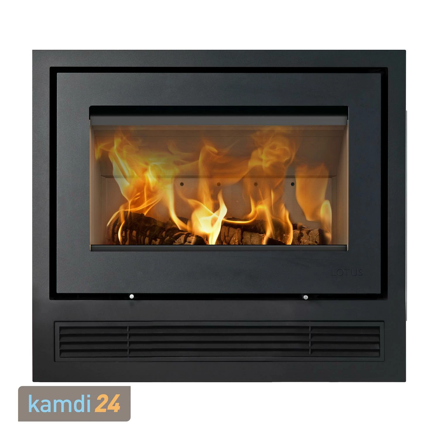 Lotus H470 Air Kamineinsatz Schwarz / Scharniere Links 4 Lotus H470 Air Kamineinsatz Schwarz / Scharniere Links – Bild 2