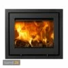 Lotus H570 Kamineinsatz Schwarz / Scharniere Links