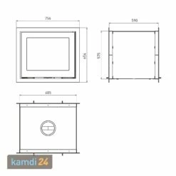 Lotus H570 T Kamineinsatz Farbe Grau, Scharniere Links -Angebote Kamdi24 Store lotus h570 t kamineinsatz farbe grau scharniere links 25066 m 4