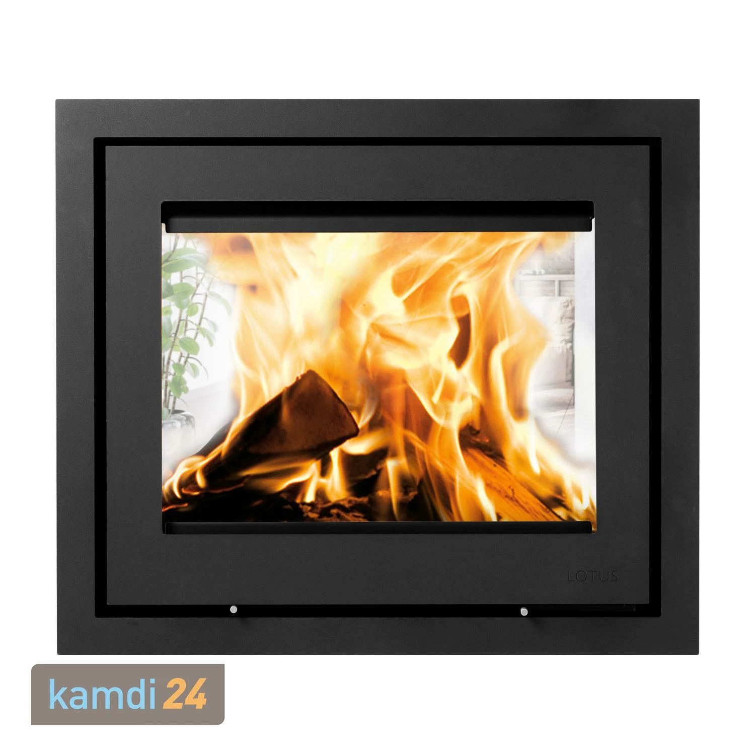 Lotus H570 T Kamineinsatz Farbe Schwarz, Scharniere Rechts 4 Lotus H570 T Kamineinsatz Farbe Schwarz, Scharniere Rechts – Bild 2