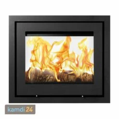 Lotus H570 T Kamineinsatz Schwarz / Scharniere Links