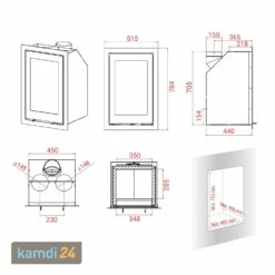 Lotus H700 Kamineinsatz Black Magic / Scharniere Links -Angebote Kamdi24 Store lotus h700 kamineinsatz black magic scharniere links m 5