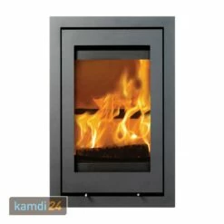Lotus H700 Kamineinsatz Grau / Scharniere Links