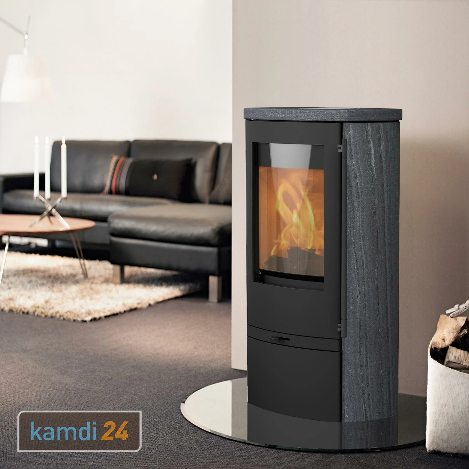 Lotus Jubilee 25 Kaminofen Stahl Schwarz / Indian Night, DIBt, Rauchrohranschluss Hinten 3 Lotus Jubilee 25 Kaminofen Stahl Schwarz / Indian Night, DIBt, Rauchrohranschluss Hinten