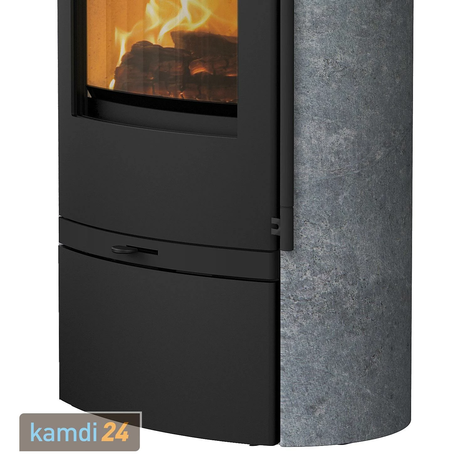 Lotus Jubilee 25 Kaminofen Stahl Schwarz / Speckstein, DIBt, Rauchrohranschluss Oben 6 Lotus Jubilee 25 Kaminofen Stahl Schwarz / Speckstein, DIBt, Rauchrohranschluss Oben – Bild 4