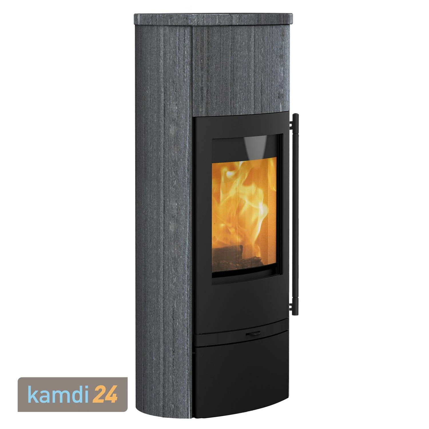 Lotus Jubilee 25 M Kaminofen Schwarz / Indian Night, DIBt, Rauchrohranschluss Hinten 4 Lotus Jubilee 25 M Kaminofen Schwarz / Indian Night, DIBt, Rauchrohranschluss Hinten – Bild 2