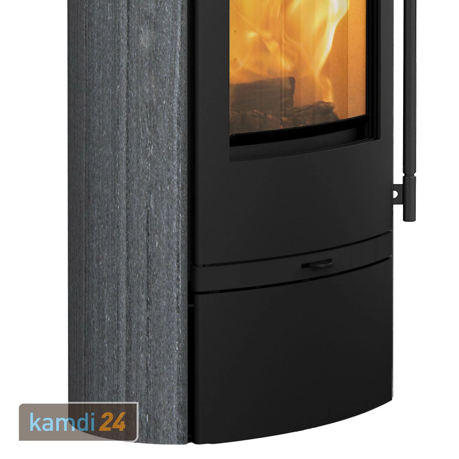 Lotus Jubilee 25 M Kaminofen Schwarz / Indian Night, DIBt, Rauchrohranschluss Hinten 6 Lotus Jubilee 25 M Kaminofen Schwarz / Indian Night, DIBt, Rauchrohranschluss Hinten – Bild 4