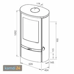 Lotus Jubilee 25 S Kaminofen Stahl Schwarz/ Speckstein, Rauchabgang Hinten -Angebote Kamdi24 Store lotus jubilee 25 s kaminofen stahl schwarz speckstein rauchabgang hinten 13214 m 7