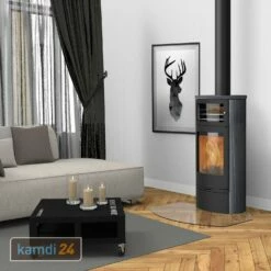 Lotus Jubilee 35 Kaminofen Mit Warmhaltefach Schwarz/ Indian Night, Rauchabgang Hinten -Angebote Kamdi24 Store lotus jubilee 35 kaminofen mit warmhaltefach schwarz indian night rauchabgang hinten 9333 m 5