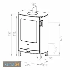 Lotus Jubilee Base Kaminofen Stahl Schwarz, Rauchabgang Oben -Angebote Kamdi24 Store lotus jubilee base kaminofen stahl schwarz rauchabgang oben 14157 m 2