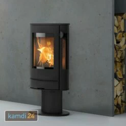 Lotus Liva 7G Kaminofen Schwarz, Rauchabgang Hinten