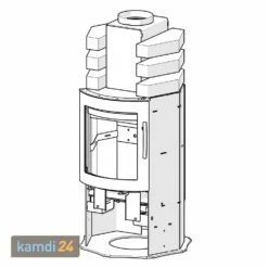 Lotus M1 Kaminofen Grau/ Speckstein, Rauchabgang Oben -Angebote Kamdi24 Store lotus m1 kaminofen grau speckstein rauchabgang oben 9461 m 6