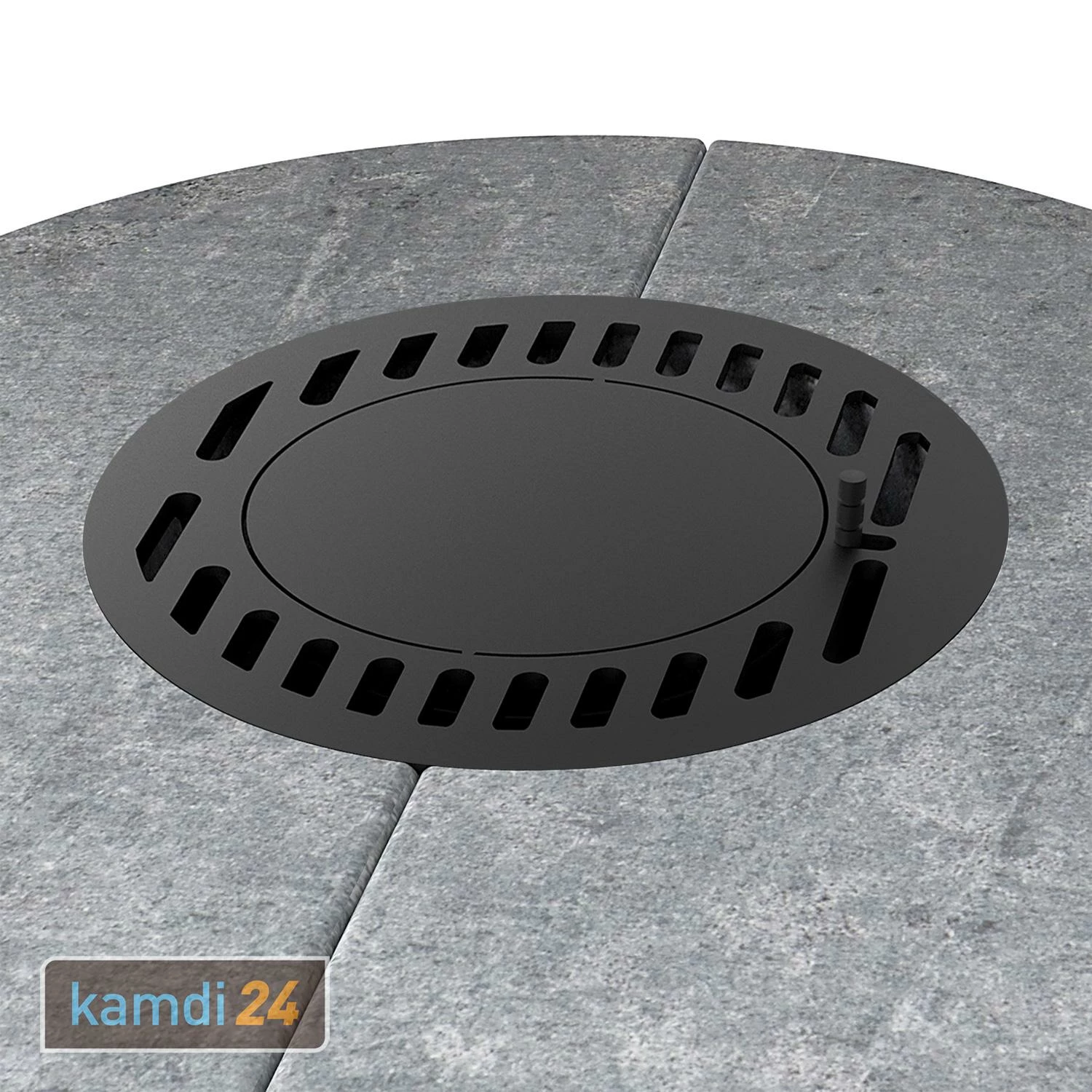 Lotus M2 Kaminofen Schwarz/ Speckstein, Rauchabgang Hinten 8 Lotus M2 Kaminofen Schwarz/ Speckstein, Rauchabgang Hinten – Bild 6