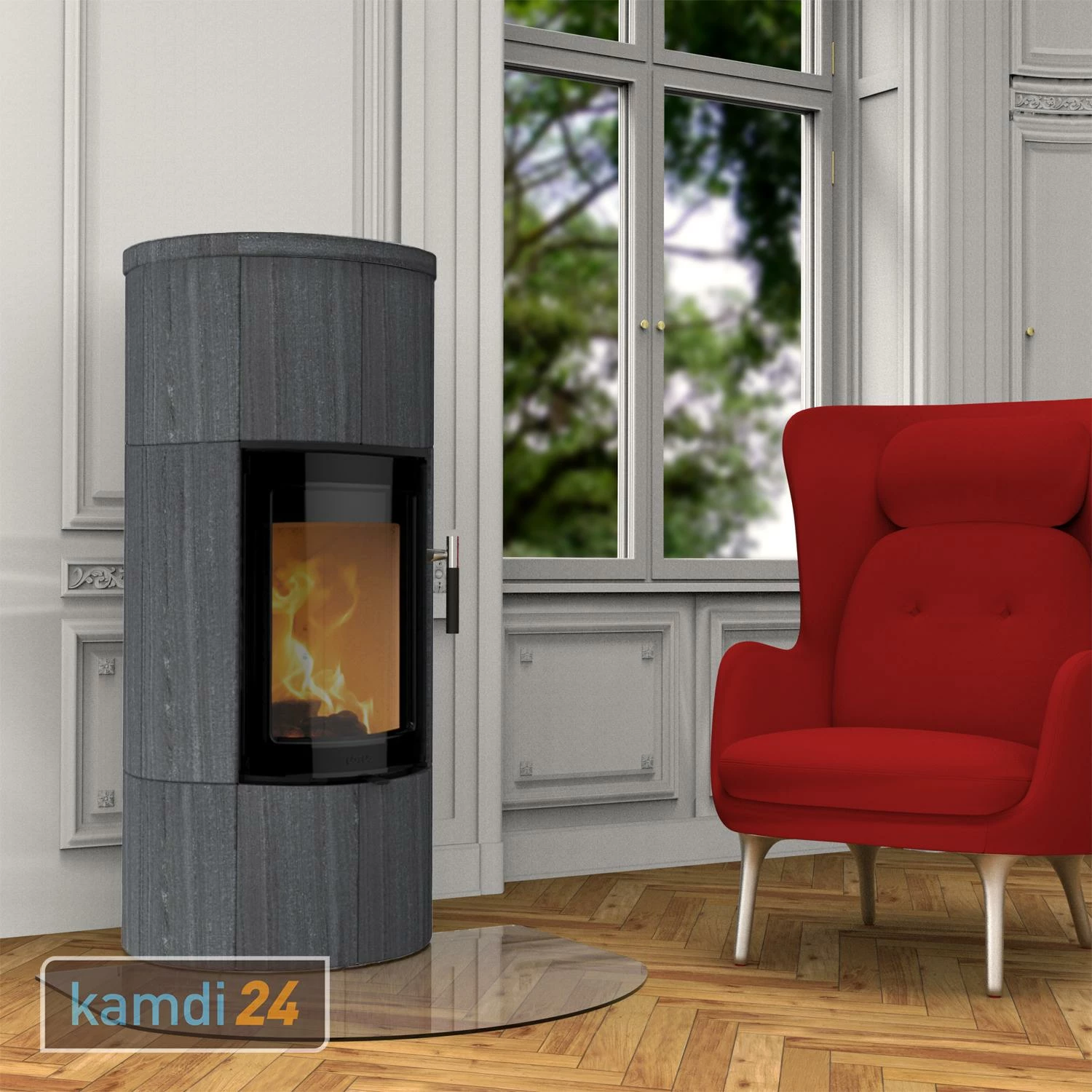 Lotus Maestro 1 Kaminofen Indian Night, Tür Magic, Rauchabgang Hinten 3 Lotus Maestro 1 Kaminofen Indian Night, Tür Magic, Rauchabgang Hinten