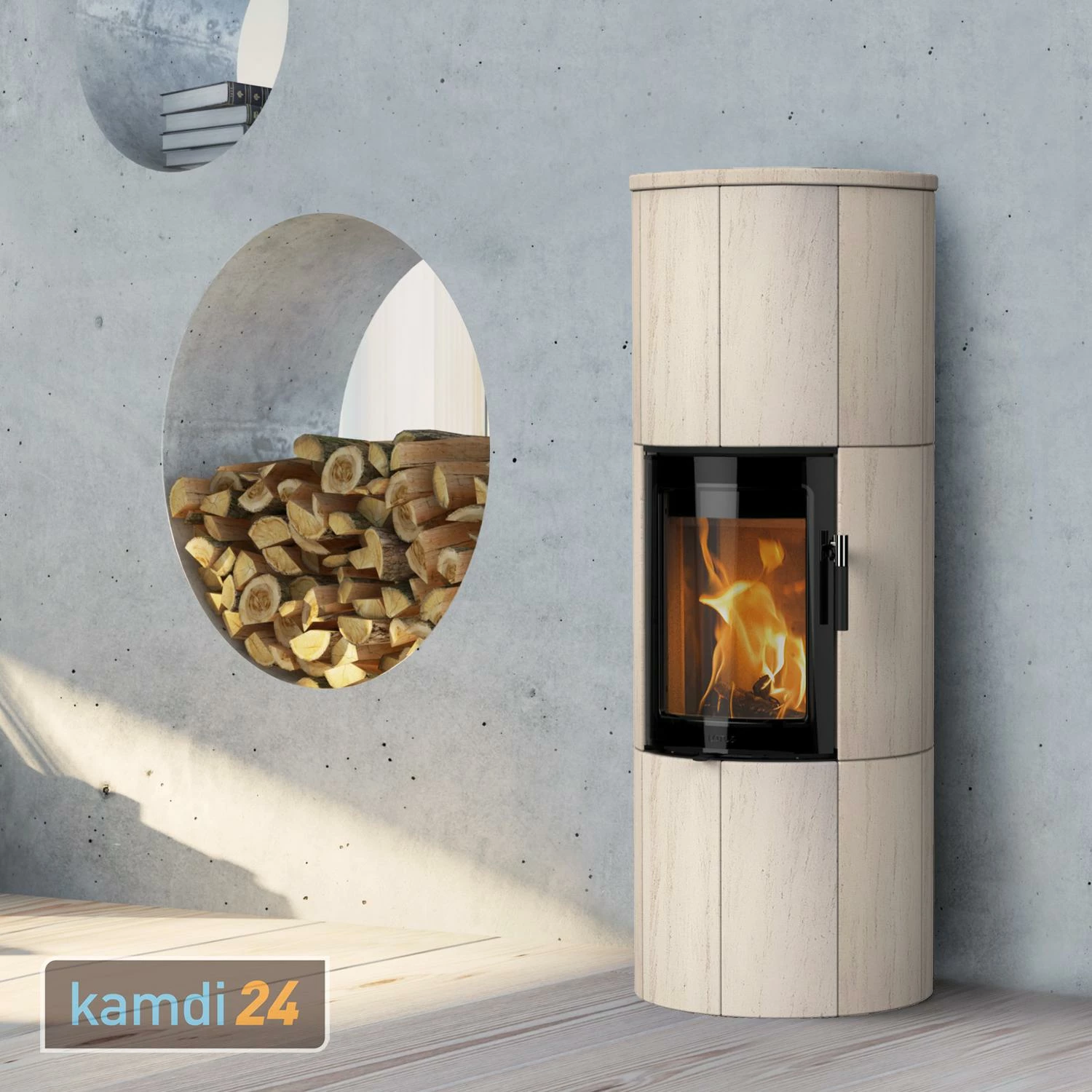 Lotus Maestro 152 Kaminofen Magic Tür/ Limestone, Rauchabgang Hinten 3 Lotus Maestro 152 Kaminofen Magic Tür/ Limestone, Rauchabgang Hinten