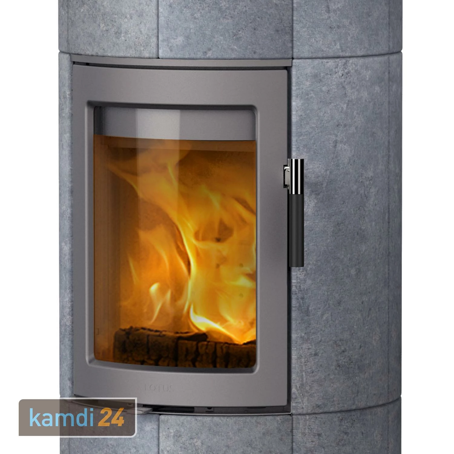 Lotus Maestro 152M Kaminofen Grau/ Speckstein, Rauchabgang Hinten 5 Lotus Maestro 152M Kaminofen Grau/ Speckstein, Rauchabgang Hinten – Bild 3