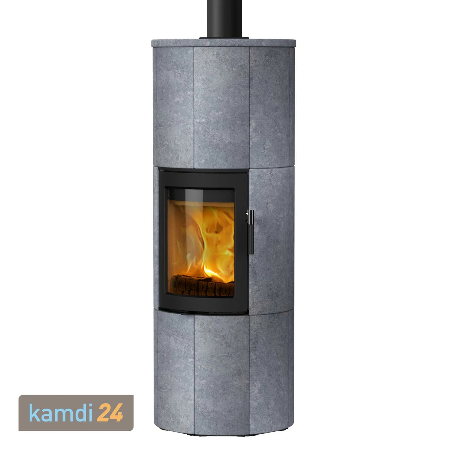 Lotus Maestro 152M Kaminofen Schwarz/ Speckstein, Rauchabgang Oben 4 Lotus Maestro 152M Kaminofen Schwarz/ Speckstein, Rauchabgang Oben – Bild 2