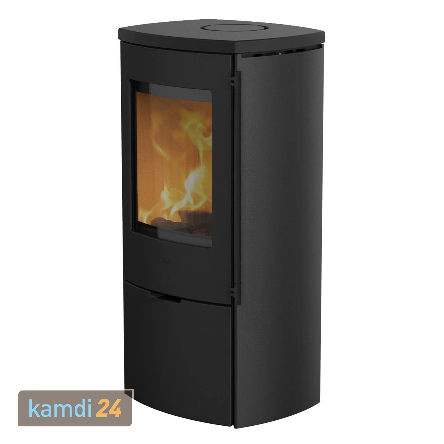 Lotus Mondo 30 Kaminofen Stahl Schwarz, Rauchrohranschluss Hinten 4 Lotus Mondo 30 Kaminofen Stahl Schwarz, Rauchrohranschluss Hinten – Bild 2