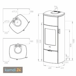 Lotus Mondo 30 M Kaminofen Schwarz / Indian Night, Inkl. PowerStones, Rauchrohranschluss Hinten -Angebote Kamdi24 Store lotus mondo 30 m kaminofen schwarz indian night inkl powerstones rauchrohranschluss hinten 25014 m 4