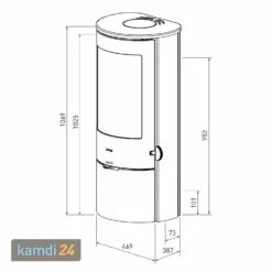 Lotus Prestige Basic Kaminofen Stahl Schwarz, DIBt, Rauchrohranschluss Oben -Angebote Kamdi24 Store lotus prestige basic kaminofen stahl schwarz dibt rauchrohranschluss oben 24981 m 4