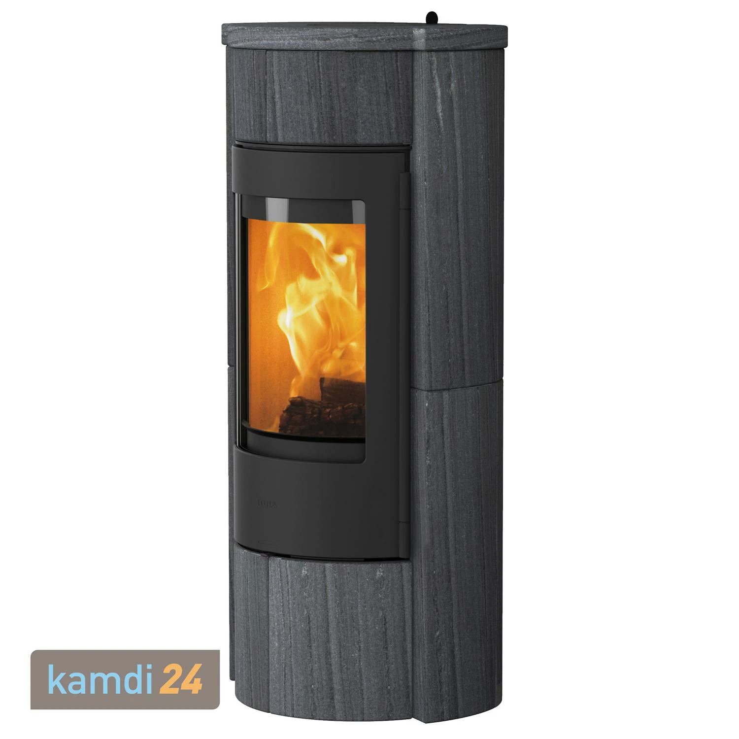 Lotus Prestige M Kaminofen Schwarz/ Indian Night, Rauchabgang Hinten 4 Lotus Prestige M Kaminofen Schwarz/ Indian Night, Rauchabgang Hinten – Bild 2