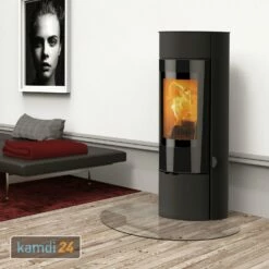 Lotus Prestige Magic 40 Kaminofen Schwarz, Rauchabgang Hinten
