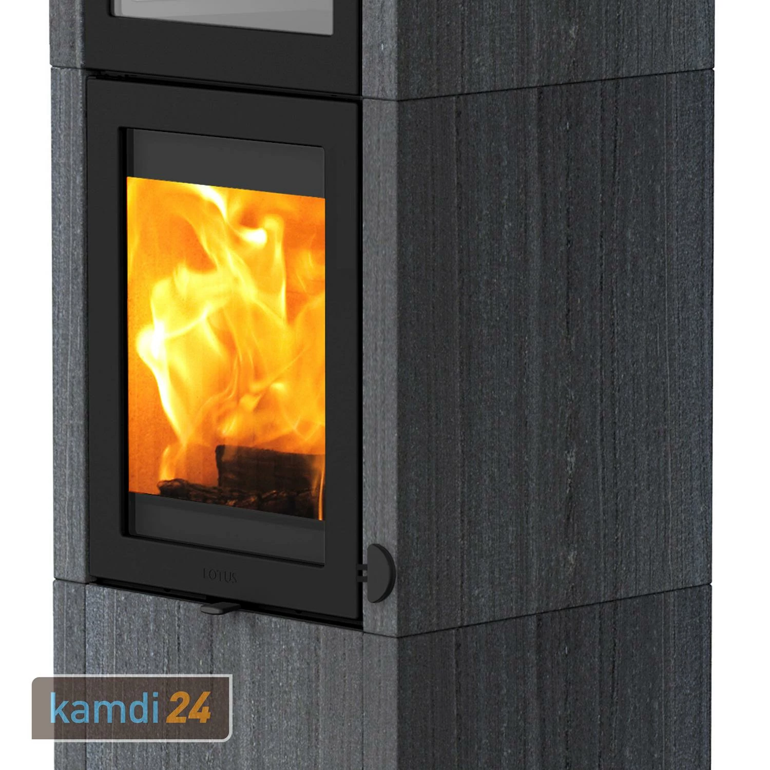 Lotus QM40 Kaminofen Indian Night / Tür Schwarz Mit Backfach, Rauchabgang Oben 8 Lotus QM40 Kaminofen Indian Night / Tür Schwarz Mit Backfach, Rauchabgang Oben – Bild 6