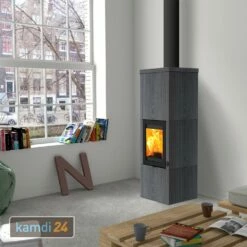 Lotus QM40 Kaminofen Indian Night, Tür Schwarz, Rauchabgang Oben -Angebote Kamdi24 Store lotus qm40 kaminofen indian night tuer schwarz rauchabgang oben 15310 m 4