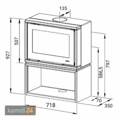 Lotus Style 370 M/base Kaminofen Schwarz/ Speckstein, Rauchabgang Hinten -Angebote Kamdi24 Store lotus style 370 m base kaminofen schwarz speckstein rauchabgang hinten m 3
