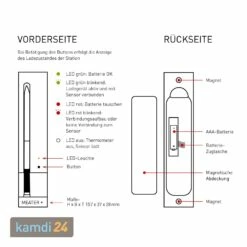 MEATER+ Kabelloses Fleischthermometer Mit 50 M Reichweite -Angebote Kamdi24 Store meater kabelloses fleischthermometer mit 50 m reichweite 14376 m 5