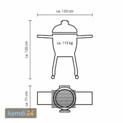 MONOLITH BASIC Keramikgrill Schwarz -Angebote Kamdi24 Store monolith basic keramikgrill schwarz m 6