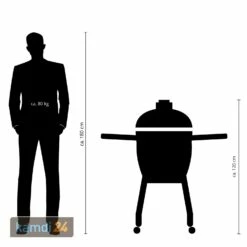 MONOLITH BASIC Keramikgrill Schwarz -Angebote Kamdi24 Store monolith basic keramikgrill schwarz m 7