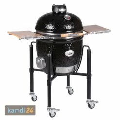 MONOLITH CLASSIC BBQ GURU Keramikgrill PRO-Serie 2.0 Schwarz Mit Gestell Und Seitentischen